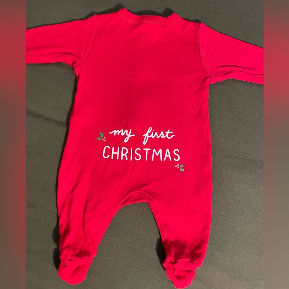 Old Navy - My First Christmas Onesie - NB